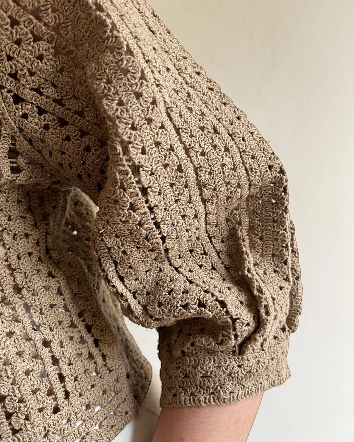 Cardigan crochet crop art. HL1100 MOTEL