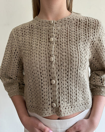 Cardigan crochet crop art. HL1100 MOTEL