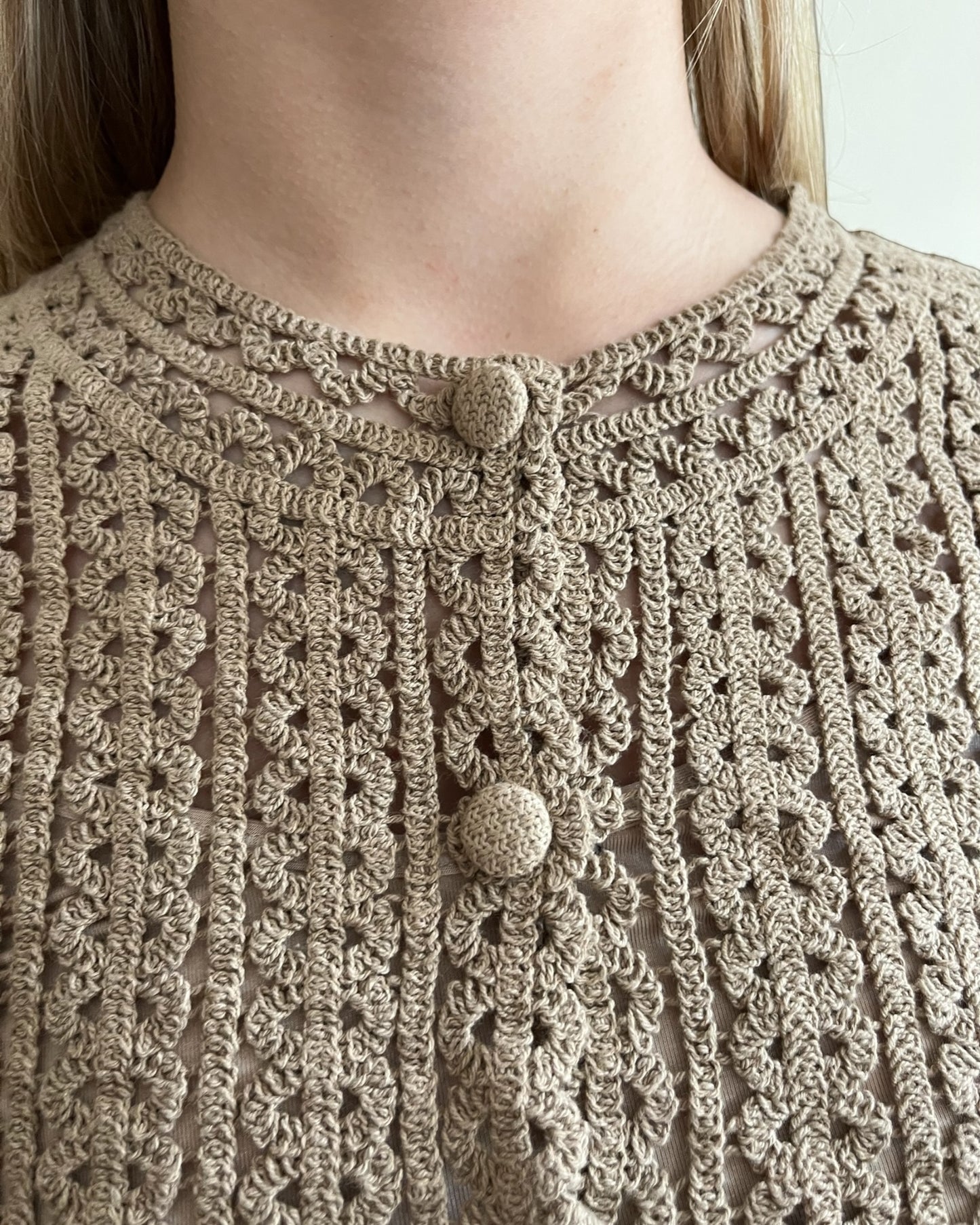 Cardigan crochet crop art. HL1100 MOTEL