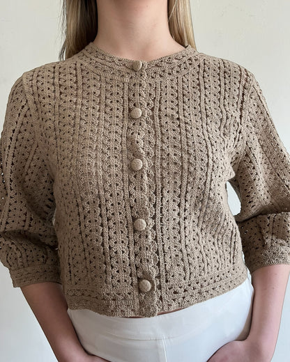 Cardigan crochet crop art. HL1100 MOTEL