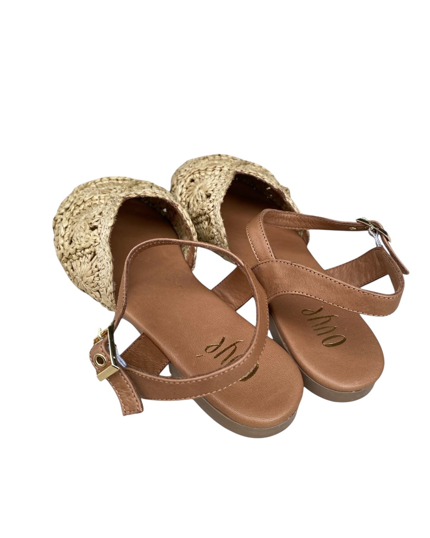 Slingback in rafia art. SF261256 OVYE’