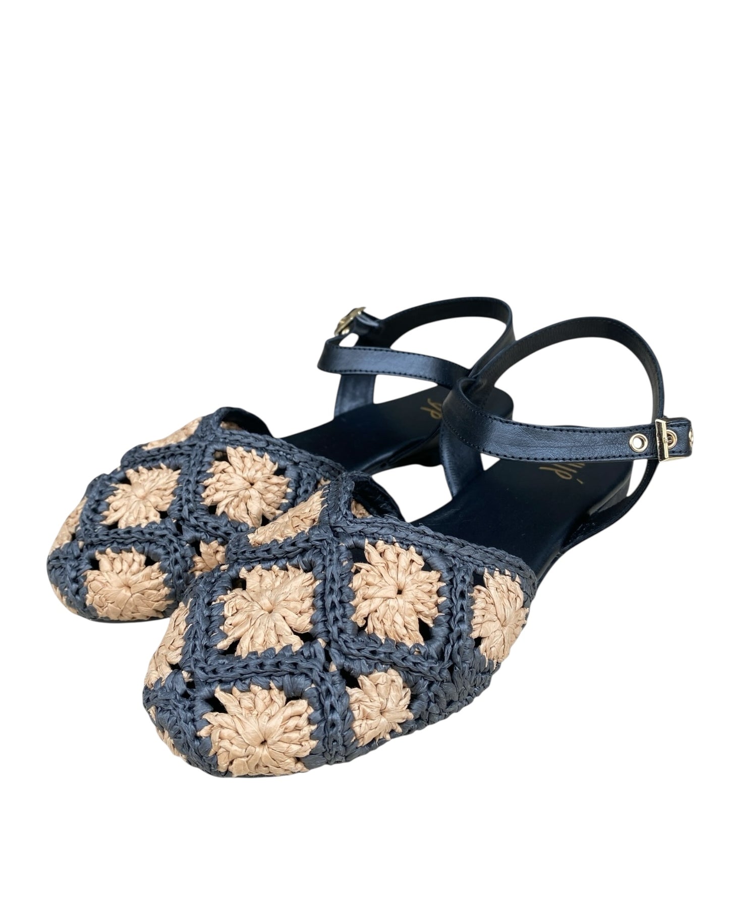 Slingback in rafia art. SF261256 OVYE’