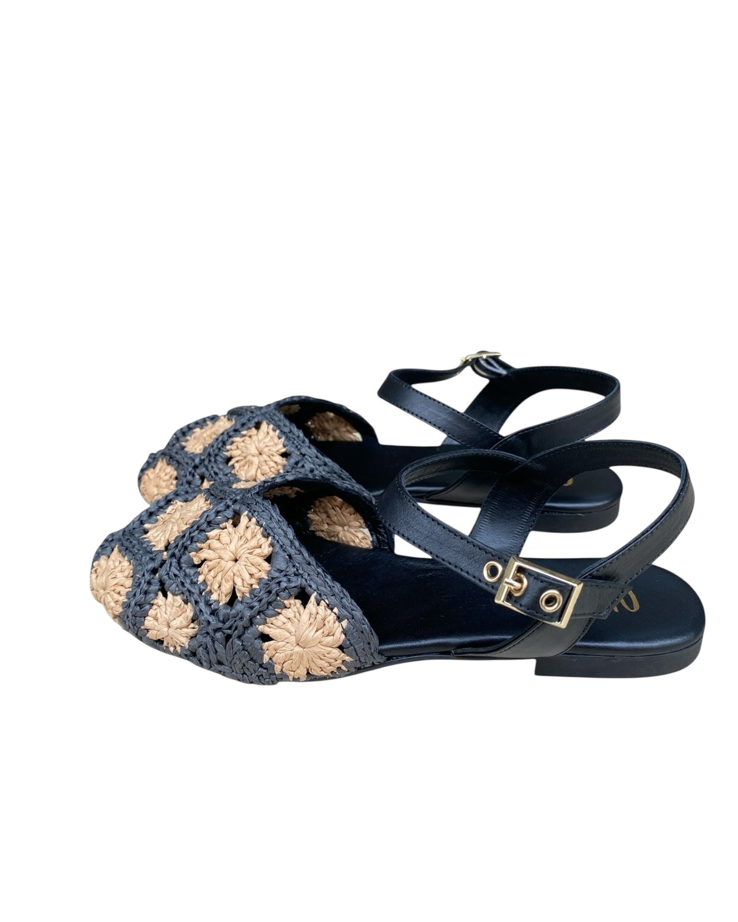 Slingback in rafia art. SF261256 OVYE’