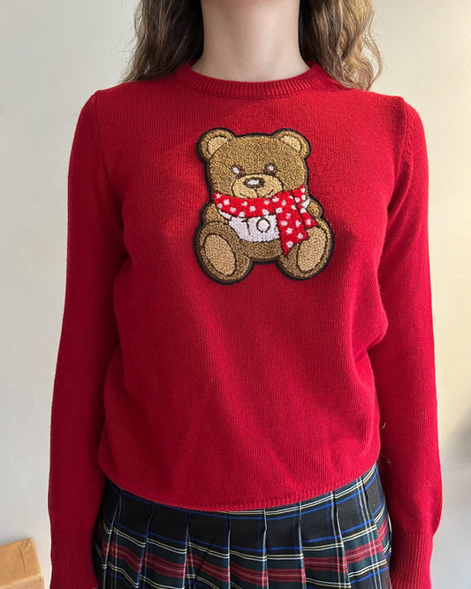 Maglia orsetto sciarpa art. 77335F VICOLO