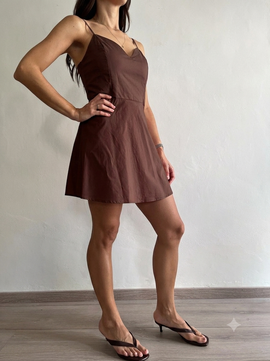 Mini abito con spalline art. PE260299 Tensione In