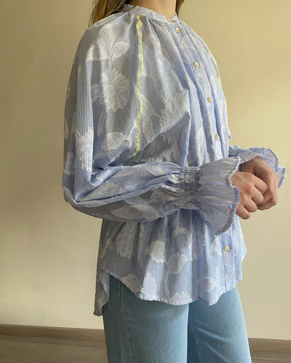Camicia bacchetta con ricamo art. 35301PE25CAMP TENSIONE IN