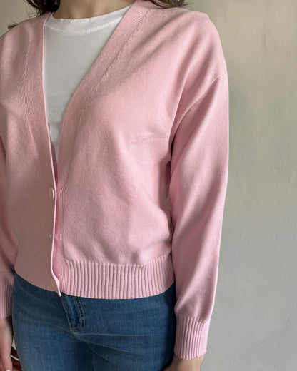Cardigan crop scollo V art. 7AB7056 VICOLO