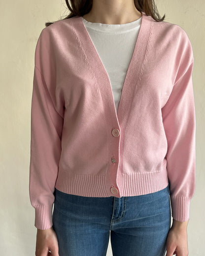 Cardigan crop scollo V art. 7AB7056 VICOLO