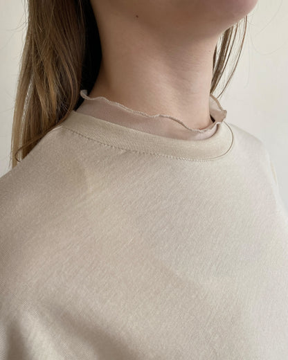 T-shirt con manica tulle art. UD0151 VICOLO