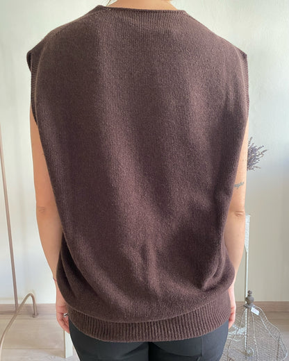 Gilet in pura lana garzata art.S9YBF NICO Sandro ferrone