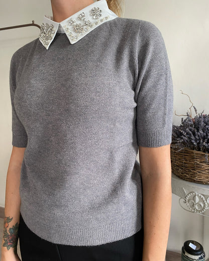 Maglia con colletto staccabile art.S9YBF NATAN Sandro ferrone