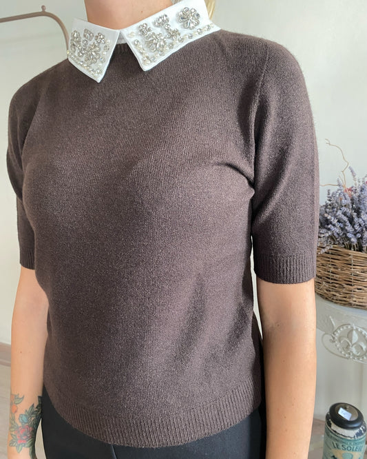 Maglia con colletto staccabile art.S9YBF NATAN Sandro ferrone