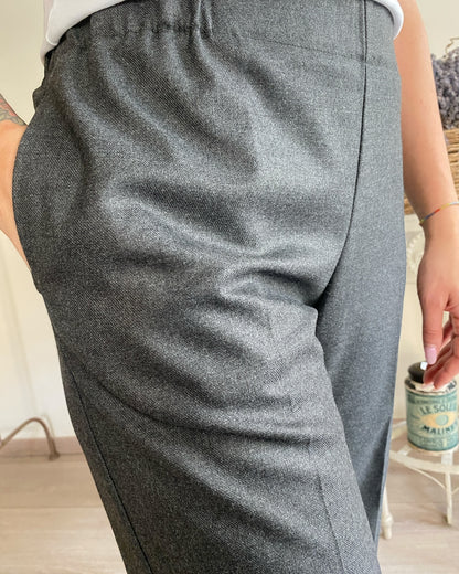 Pantalone in poliviscosa diagonale art.S39YBF BRIGANTEWIN Sandro ferrone
