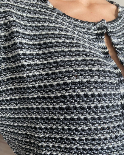 Cardigan effetto stuola art.L129YB FALEX Lola di Sandro ferrone