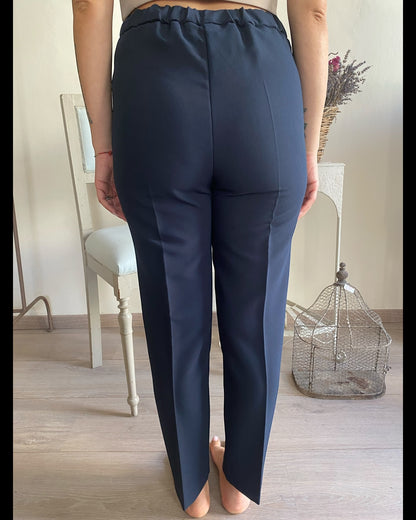 Pantalone sigaretta in crepe art. S15YBF VIOLA SANDRO FERRONE