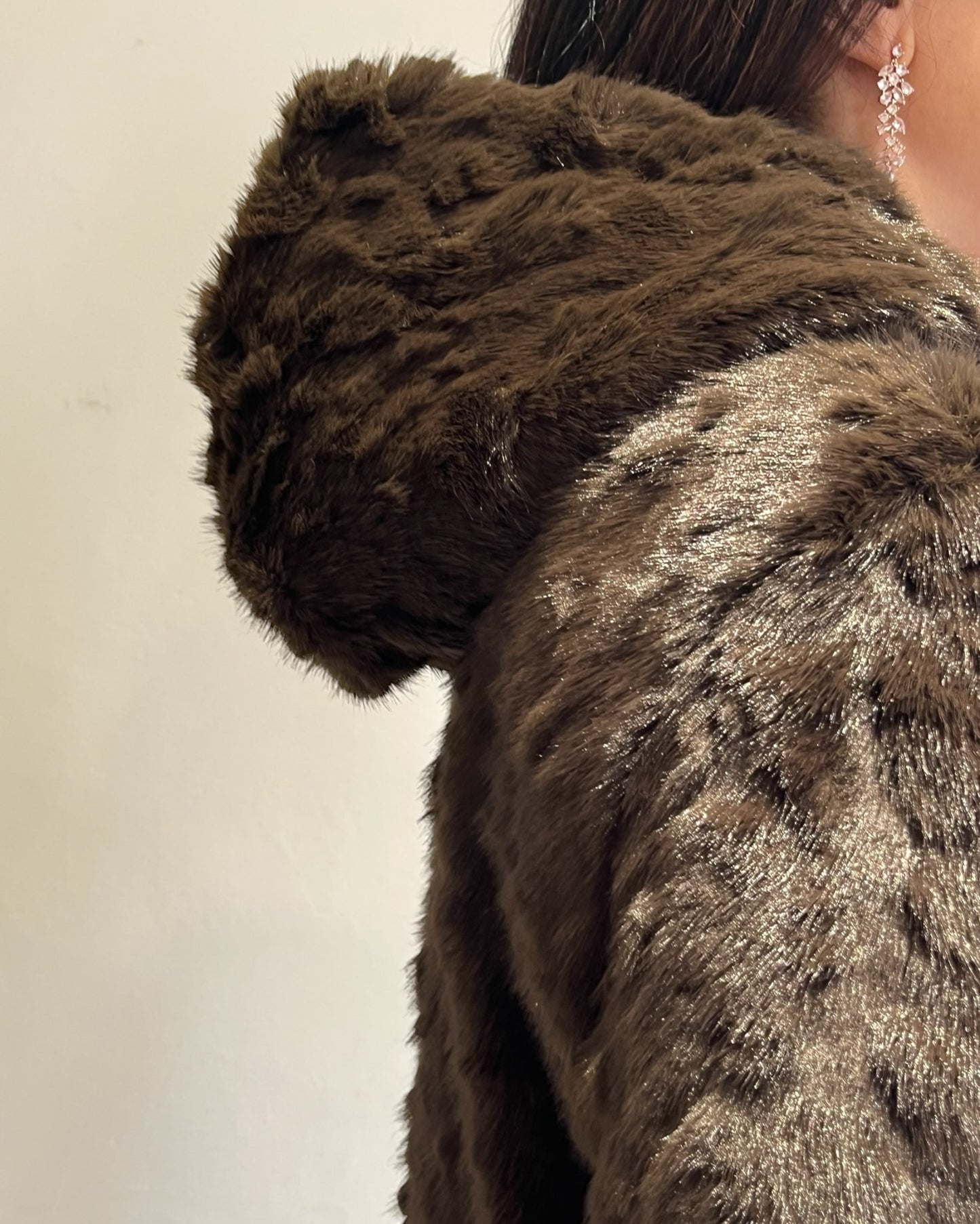 Giacca double-face con ecopelliccia art. ANTONELLA METEORE