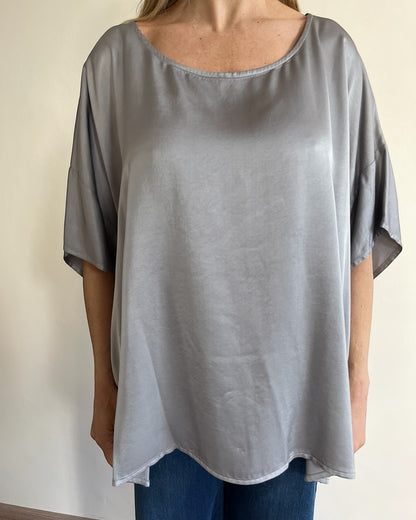 Blusa cubetto raso art. P25AN101 DEJAVU’