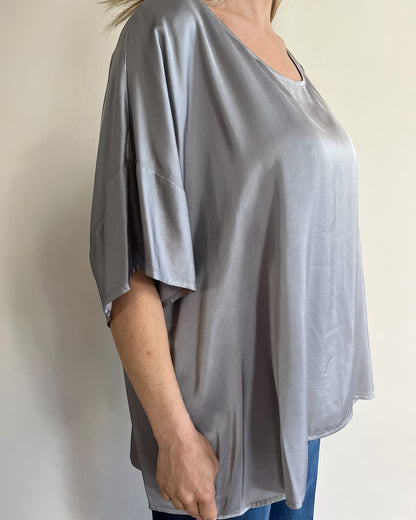 Blusa cubetto raso art. P25AN101 DEJAVU’