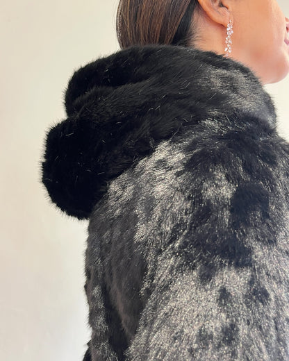 Giacca double-face con ecopelliccia art. ANTONELLA METEORE