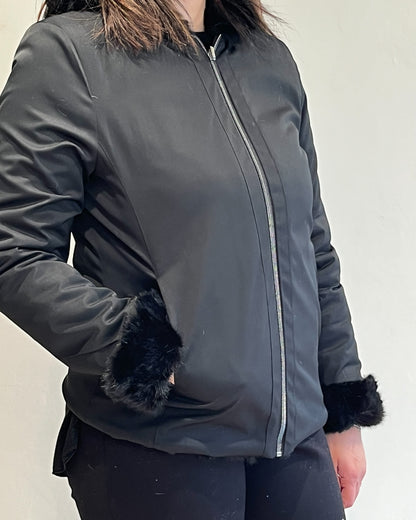 Giacca double-face con ecopelliccia art. ANTONELLA METEORE