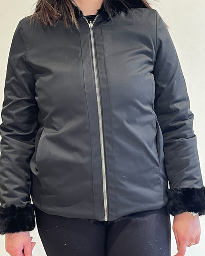 Giacca double-face con ecopelliccia art. ANTONELLA METEORE