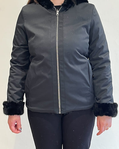 Giacca double-face con ecopelliccia art. ANTONELLA METEORE