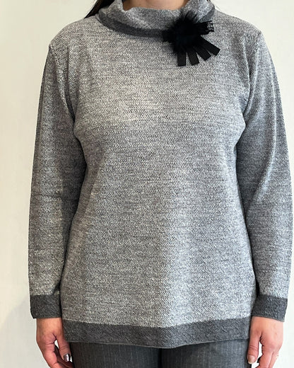 Maglia con spilla art. 02171 LE MORBIDE