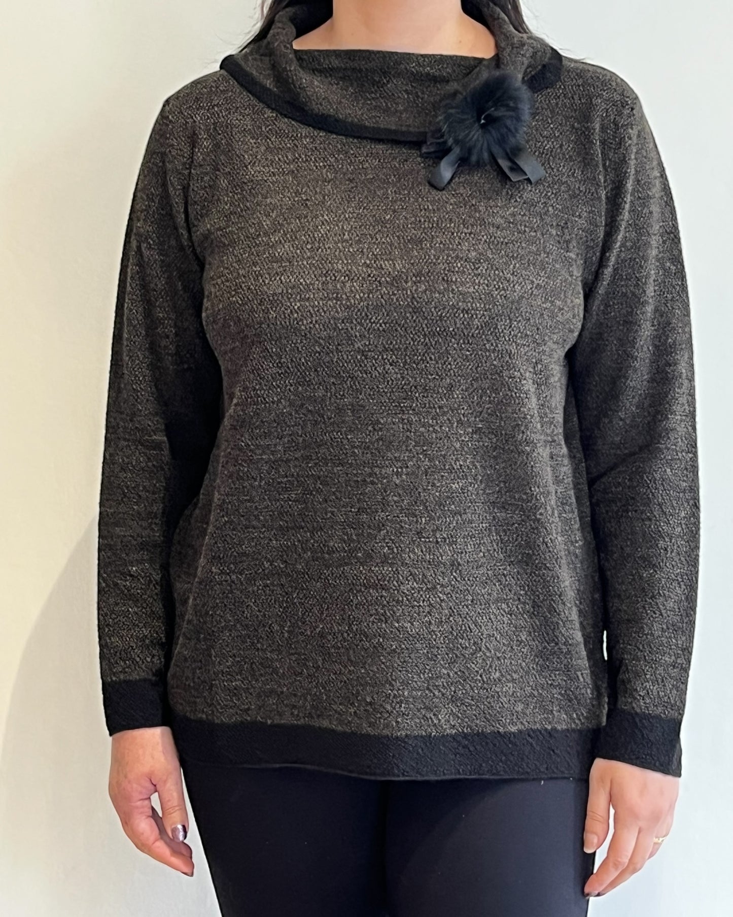 Maglia con spilla art. 02171 LE MORBIDE