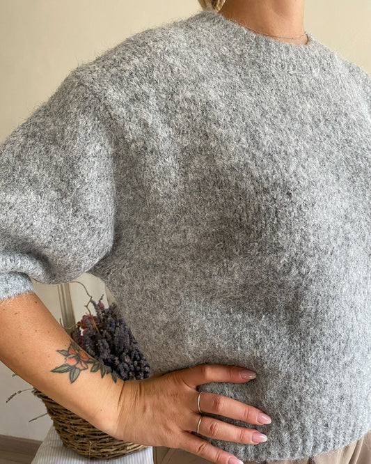 Maglione a scatoletta con manica 3/4 art.78323 LYCIE ARTLOVE