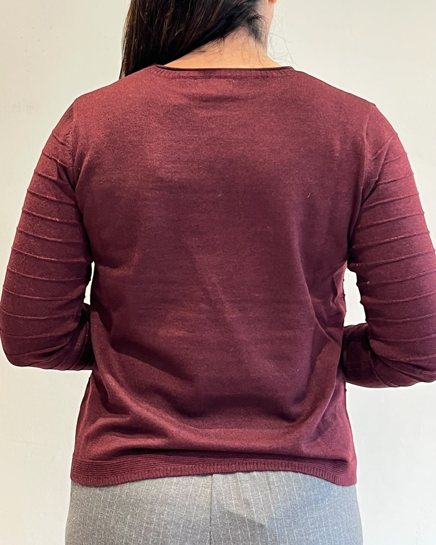 Maglia girocollo rigata lurex art. 331 GAIA B