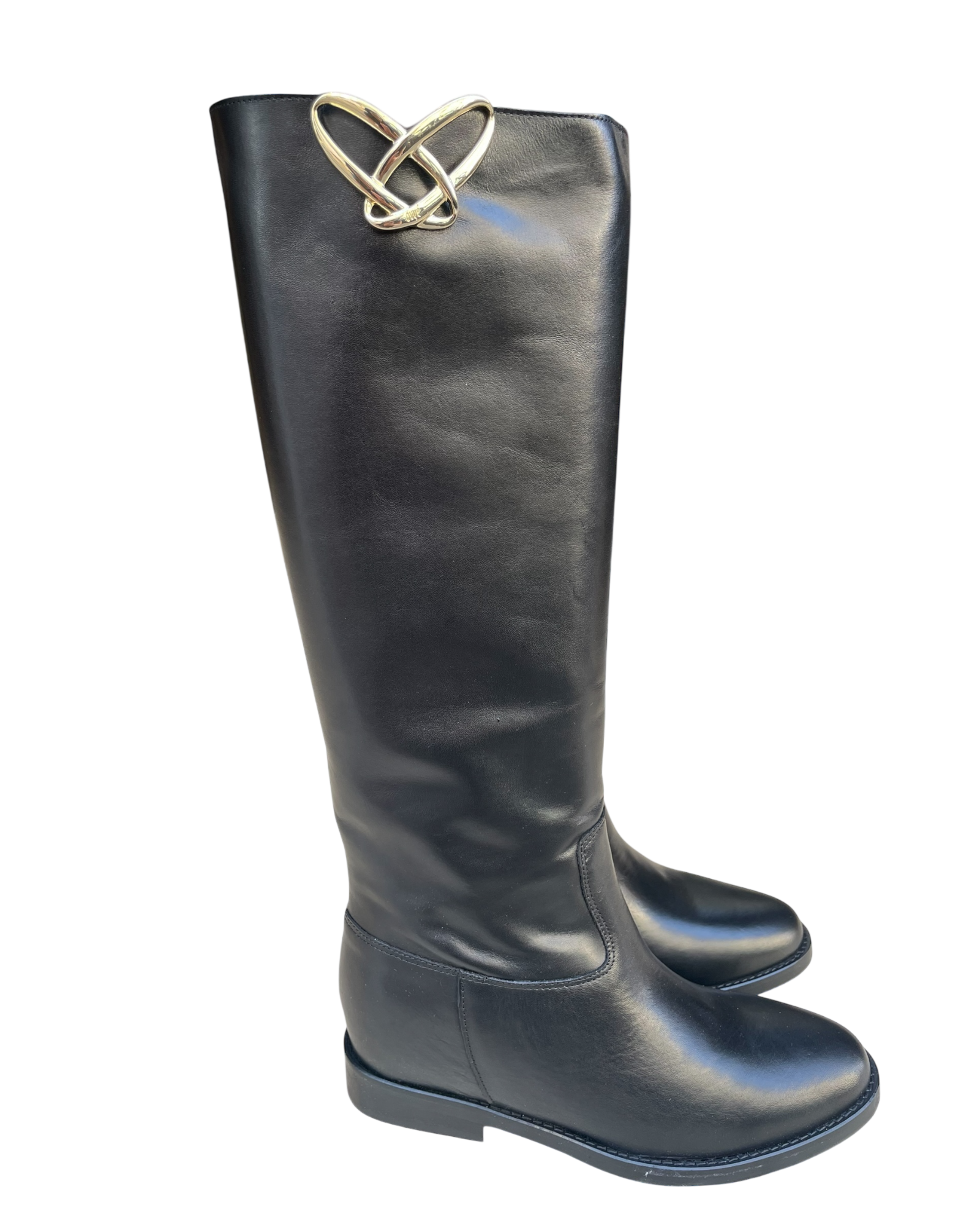 Ovye Un Stivale O Uno Stivale Ovye Stivale Alto In Pelle AT7102