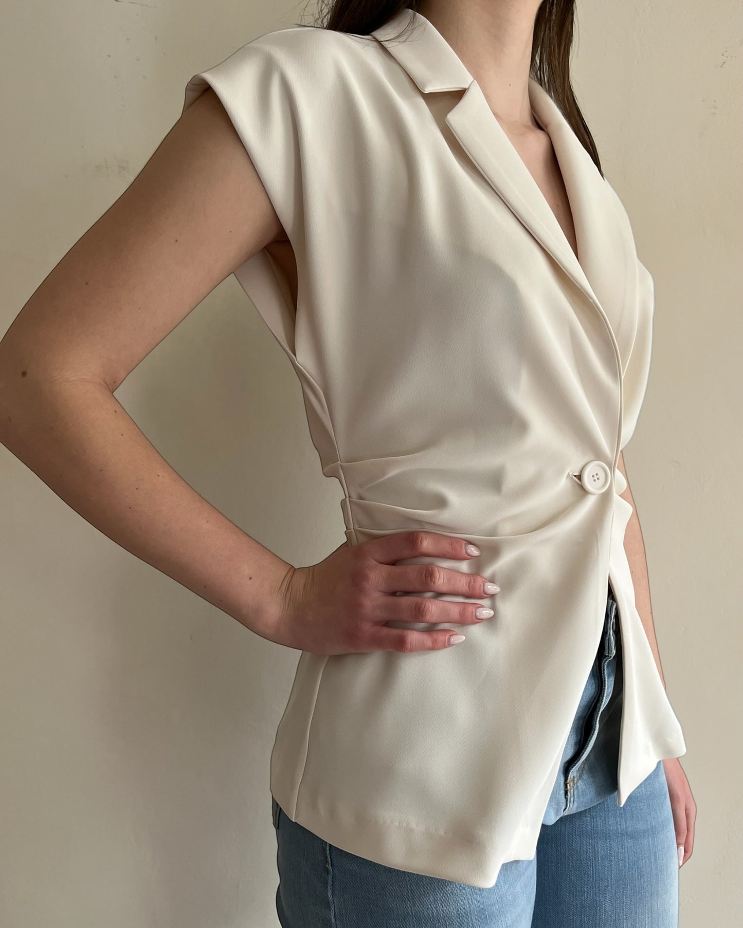 Gilet con arricciatura art. SP8EG50 KINGKONG