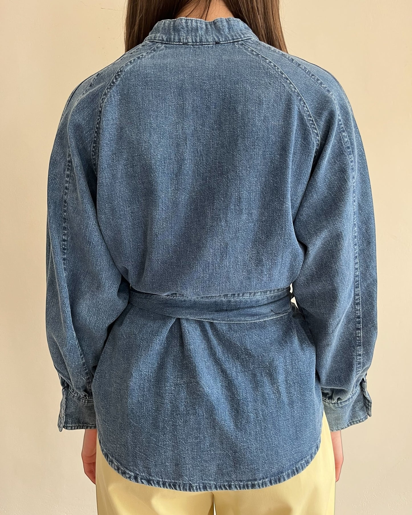 Camicia jeans con cintura art. C881A102 DIXIE