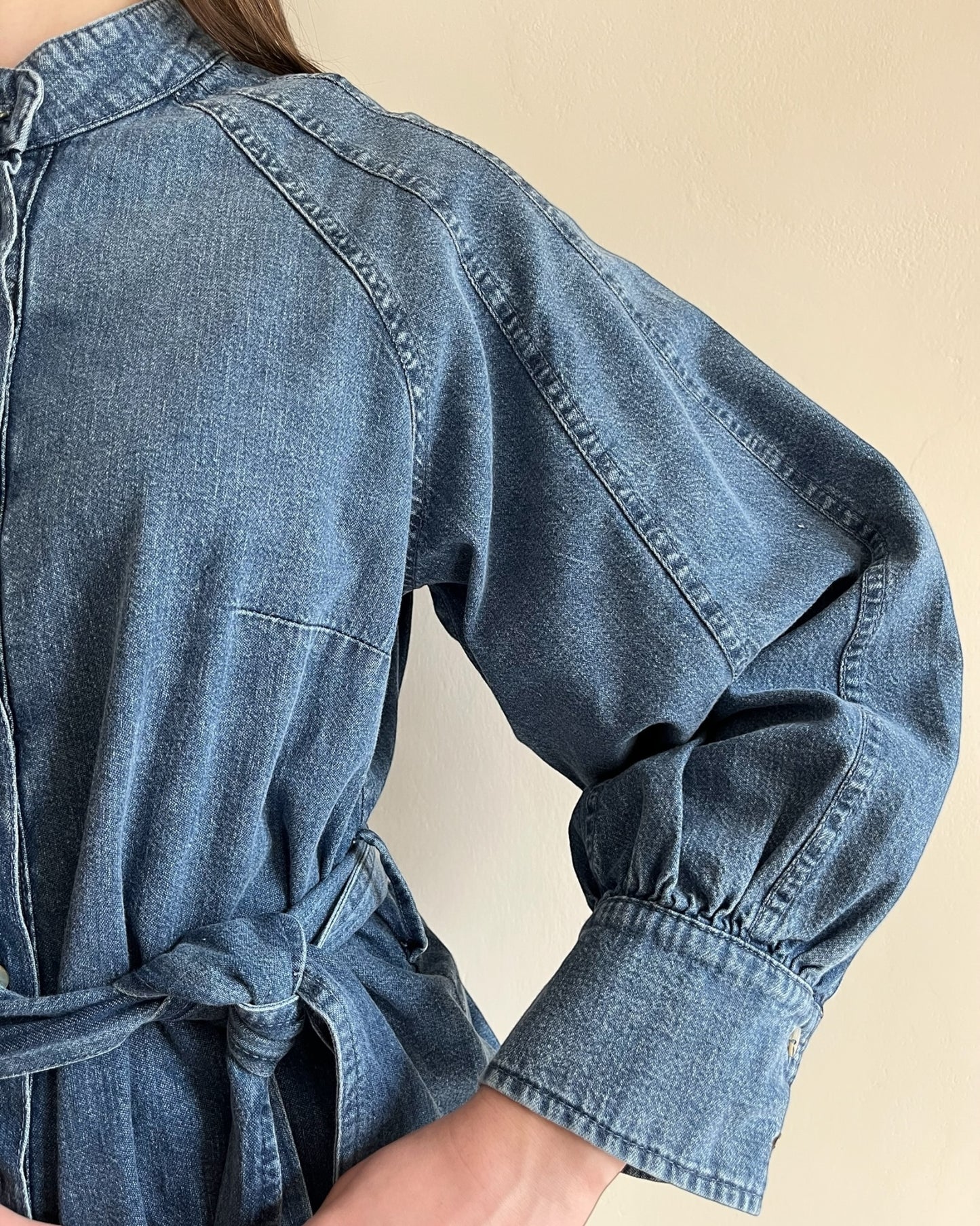 Camicia jeans con cintura art. C881A102 DIXIE