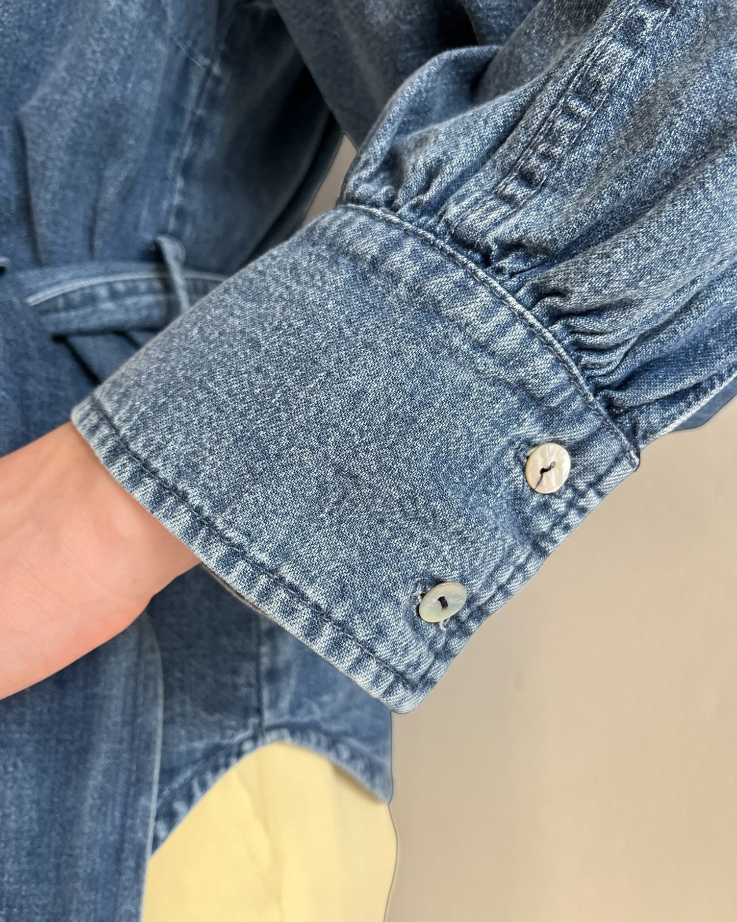 Camicia jeans con cintura art. C881A102 DIXIE