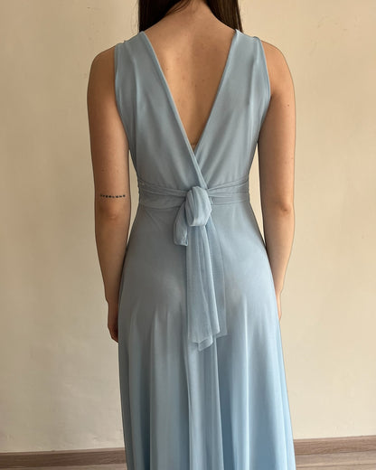 Abito lungo in tulle con scollo V CHEAP&CHIC