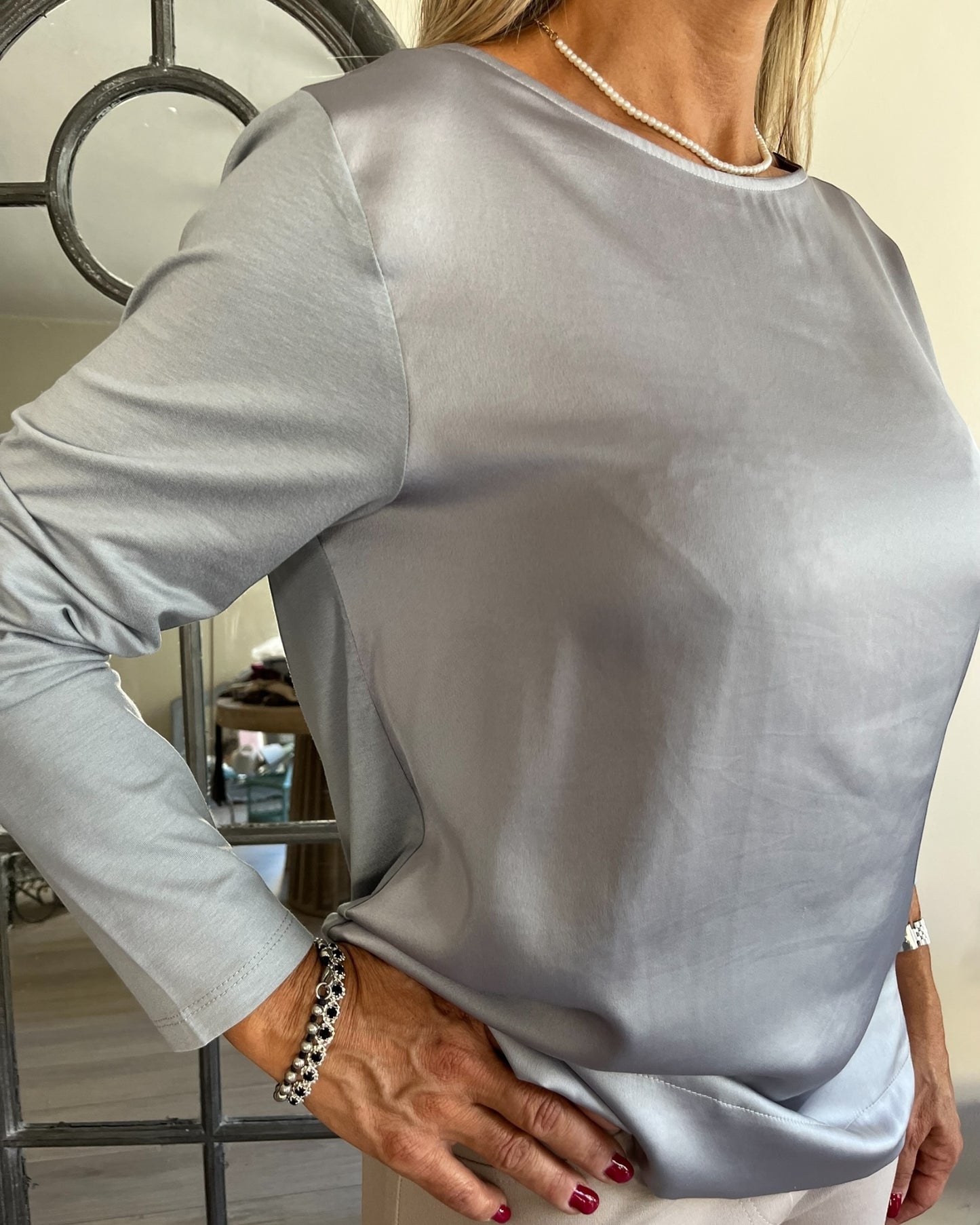 T-shirt manica lunga art. L7YBF MANERBIO LOLA by Sandro FERRONE