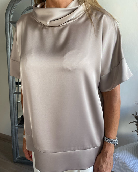 Blusa con collo ciambella art. L24YBF VERBENA LOLA by SANDRO FERRONE