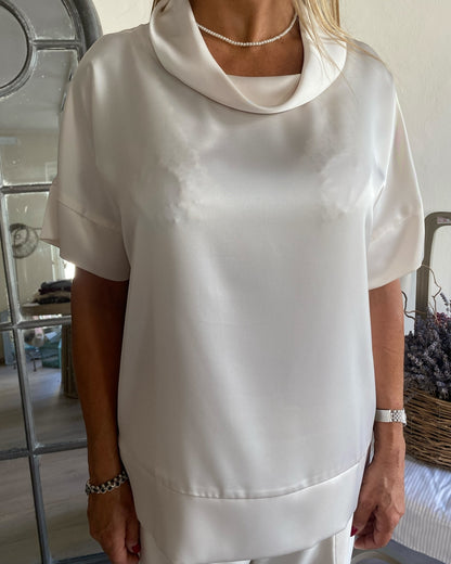 Blusa con collo ciambella art. L24YBF VERBENA LOLA by SANDRO FERRONE