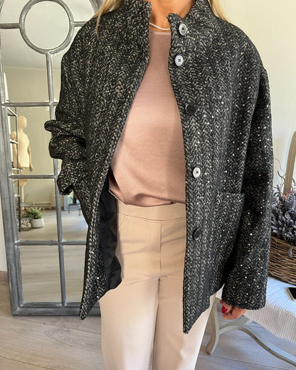 Blazer con bottoni automatici art. L15YBF CIELO Lola by Sandro FERRONE