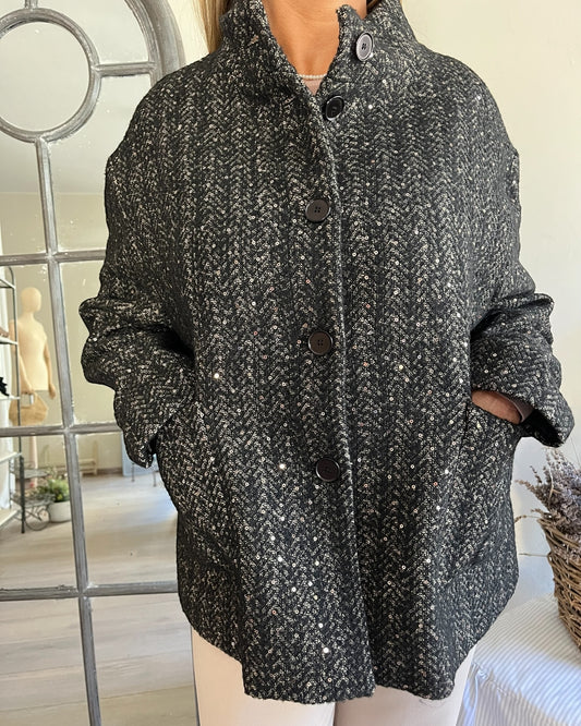 Blazer con bottoni automatici art. L15YBF CIELO Lola by Sandro FERRONE