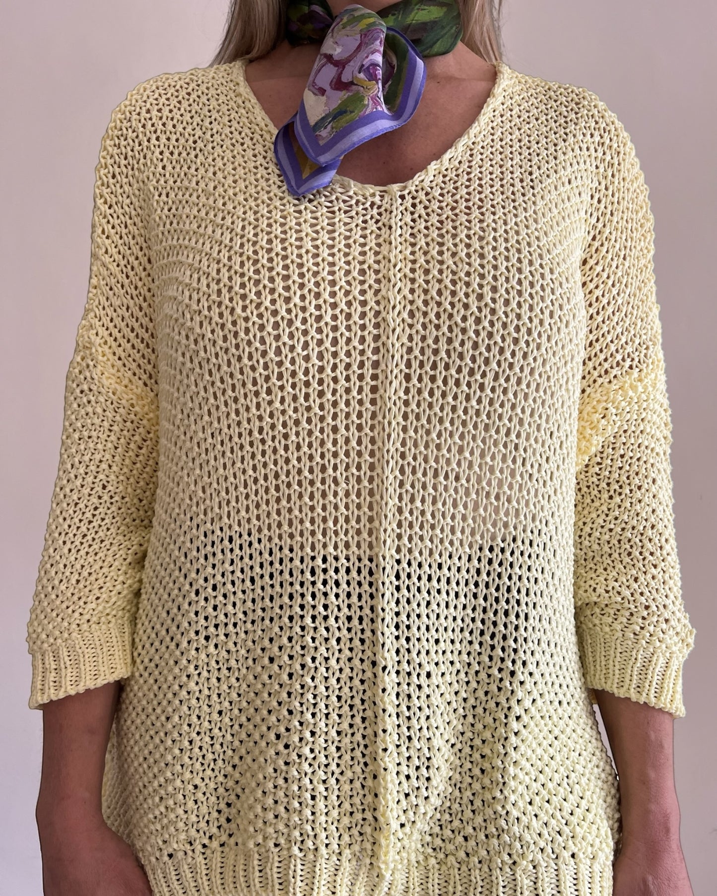 Maglia fettuccia scollo V art. P26IL405 DEJAVU