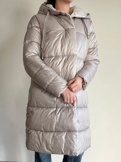 Piumino lungo con cappuccio reversibile art. S130YBEY39206 Lola by SANDRO FERRONE