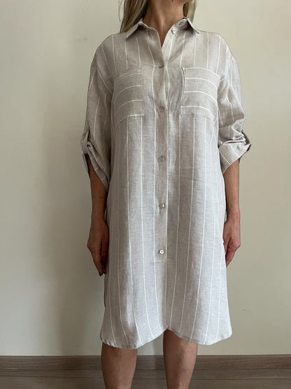 Chemisier e mezza manica righe art. RIVIERA CENTOLINO