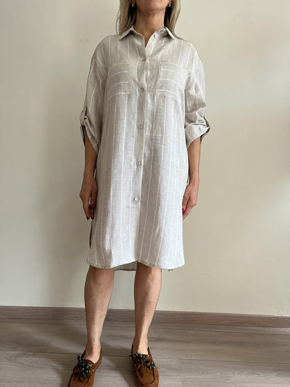 Chemisier e mezza manica righe art. RIVIERA CENTOLINO