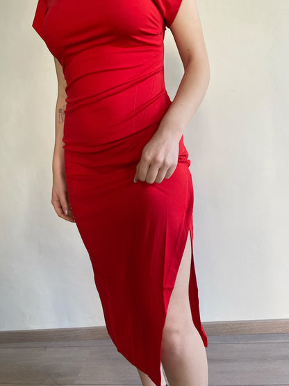 Abito con spacco ARIEL art. 76676 ARTLOVE