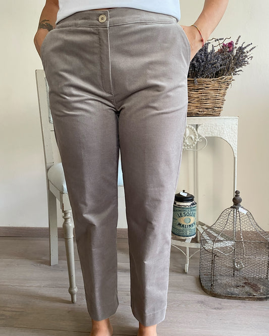 Pantalone a sigaretta flock art.L12YBF OSTIA Lola di Sandro ferrone