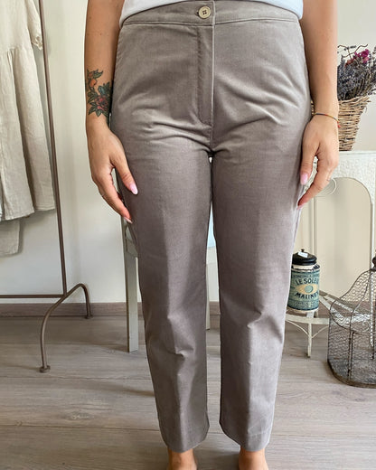 Pantalone a sigaretta flock art.L12YBF OSTIA Lola di Sandro ferrone
