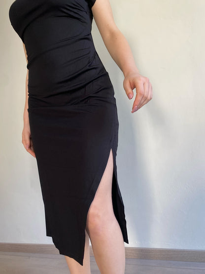 Abito con spacco ARIEL art. 76676 ARTLOVE