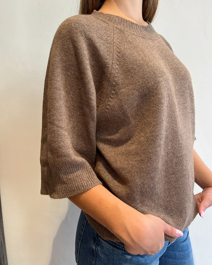 Maglia girocollo manica 3/4 art. 8161 CHEAP&CHIC